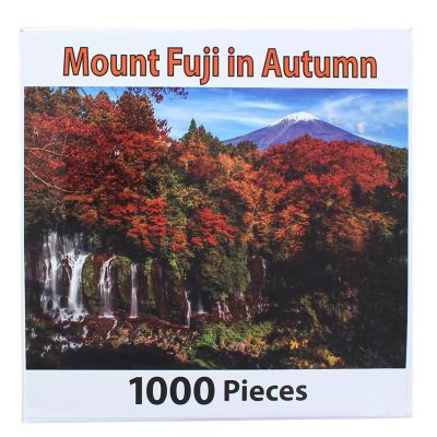 PuzzleWorks 1000 Piece Jigsaw Puzzle  Mount Fuji In Autumn Image 1