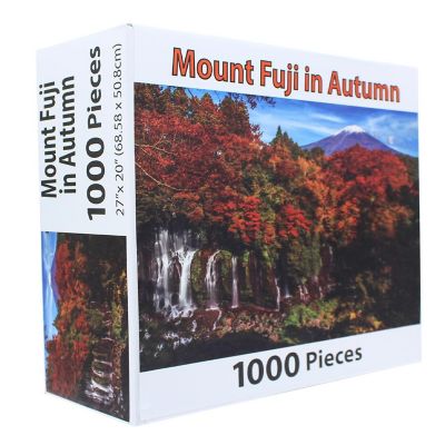 PuzzleWorks 1000 Piece Jigsaw Puzzle  Mount Fuji In Autumn Image 2