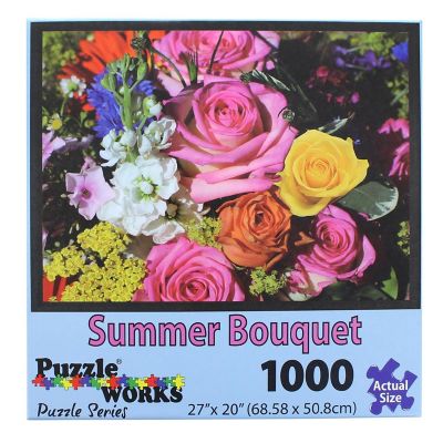 PuzzleWorks 1000 Piece Jigsaw Puzzle  Summer Bouquet Image 1