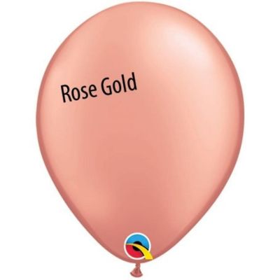 Qualatex - 11" - Rose Gold Round Balloons Image 1