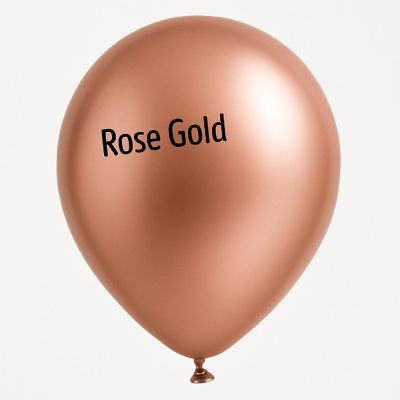 Qualatex - 11" - Rose Gold Round Balloons Image 1