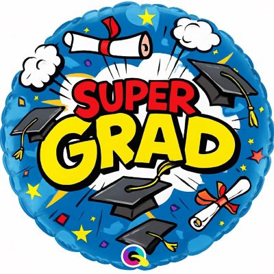 Qualatex - 18" - Multicolor - Super GRAD Foil Balloon Image 1