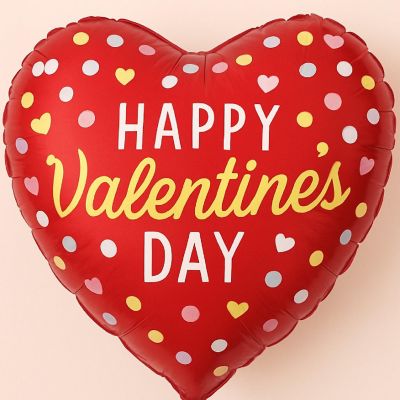 Qualatex - 18" - Multicolour - Heart Shaped Foil Balloon Image 1