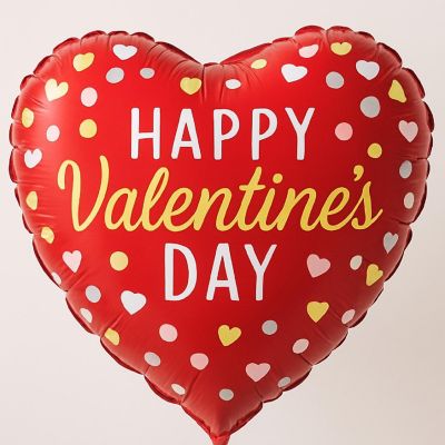 Qualatex - 18" - Multicolour - Heart Shaped Foil Balloon Image 2