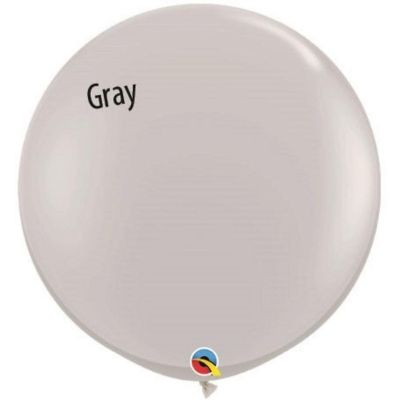 Qualatex - 36" - Reflective Grey Balloons Image 1
