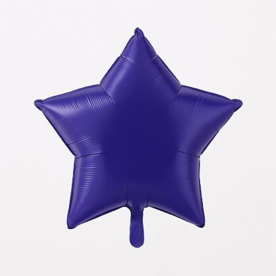 Qualatex - 4" - Purple - Star Foil Balloons Image 1