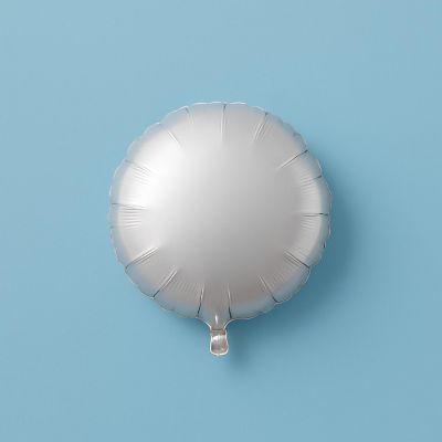 Qualatex - 4" - White Round Foil Balloons Image 1