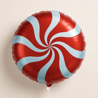 Qualatex - 9 - Multicolour - Candy Swirl Foil Balloons Image 1