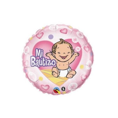 Qualatex - 9" - Pink Foil Balloon Image 1