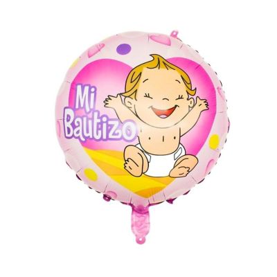 Qualatex - 9" - Pink Foil Balloon Image 1