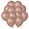 Qualatex Chrome Rose Gold 11" Latex Balloons - 25 Pc. Image 1