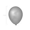 Qualatex Chrome Silver 11" Latex Balloons - 25 Pc. Image 1