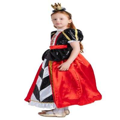 Queen of Hearts Costume - Kids Size L Image 1