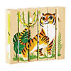 Quercetti Mix-N-Match Wood Puzzle, Endangered Animals Image 2