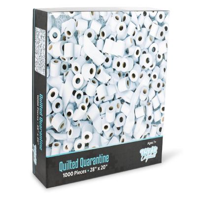 Quilted Quarantine Toilet Paper 1000 Piece Jigsaw Puzzle Image 1