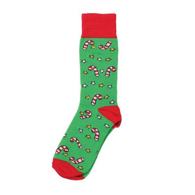 Quotes by Izzy and Oliver Christmas Cotton Candy Cane Socks 1 Pair 6009521 Image 1