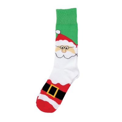 Quotes by Izzy and Oliver Christmas Cotton Santa Socks 1 Pair 6009520 Image 1