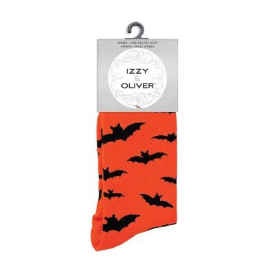Quotes by Izzy and Oliver Halloween Cotton Bat Socks 1 Pair 6009516 Image 1