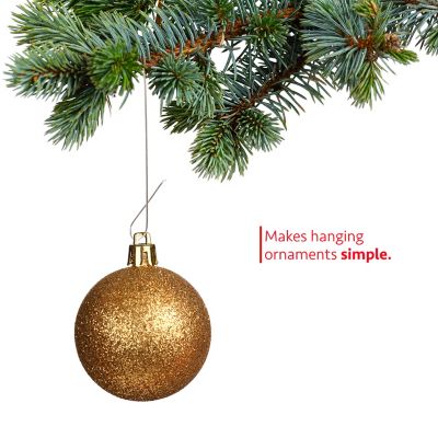 CHRISTMAS Pack 150 Tree Hooks Bauble Hanger SILVER 