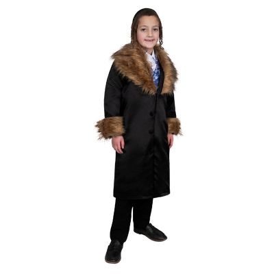 Rabbi Coat with Fur - Kids Size M Image 1