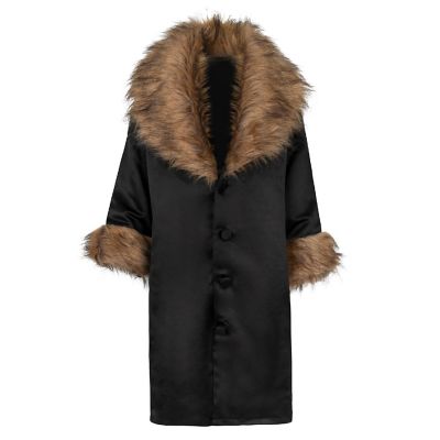 Rabbi Coat with Fur - Kids Size M Image 2
