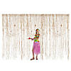 Raffia with Shells Curtain Backdrop Image 1