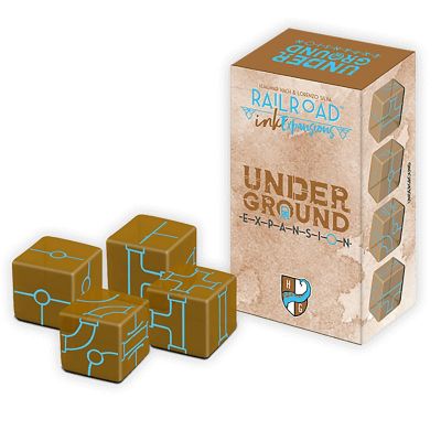 Railroad Ink: Underground Expansion Pack, 1+ Players Image 2