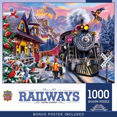 Railways - Alpine Journey 1000 Piece Jigsaw Puzzle Image 1