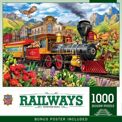 Railways - Frontier Rails 1000 Piece Jigsaw Puzzle Image 1