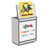Rainbow Accents Big Book Easel - Magnetic Write-N-Wipe - Navy Image 1