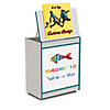 Rainbow Accents Big Book Easel - Magnetic Write-N-Wipe - Teal Image 1