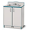 Rainbow Accents Culinary Creations Kitchen Sink - Teal Image 1