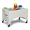 Rainbow Accents Space Saver Sensory Table  - Gray Image 1