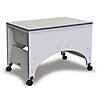 Rainbow Accents Space Saver Sensory Table - Navy Image 1