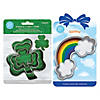 Rainbow and Shamrock 4 Piece Cookie Cutter Set Image 1