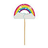 Rainbow Cloud Food Picks - 12 Pc. Image 1