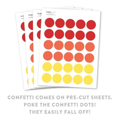 Rainbow Confetti RYB, 180-Pack Image 1