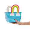Rainbow Easter Baskets - 12 Pc. Image 1
