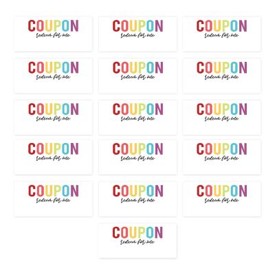 Rainbow Fill In Love Coupons for Couples Image 1