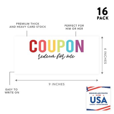 Rainbow Fill In Love Coupons for Couples Image 3