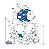 Rainbow Fish Dot to Dot Sticker Book | MindWare