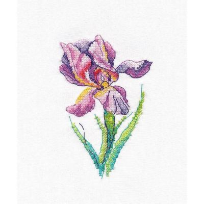Rainbow flower 1425 Oven Counted Cross Stitch Kit Image 1