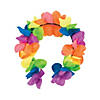 Rainbow Flower Headbands - 12 Pc. Image 1