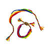 Rainbow Friendship Bracelets - 12 Pc. Image 1