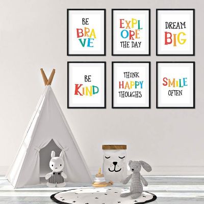 Rainbow Happy Thoughts 6Pk 8.5x11in Image 3