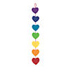Rainbow Heart Sign Craft Kit - Makes 12 Image 1