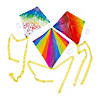 Rainbow Kites with Tail - 12 Pc. Image 1