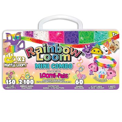 Rainbow Loom: Loomi Pals Mini Combo Set Features, 2,100 Rubber Bands, Ages 7+ Image 1