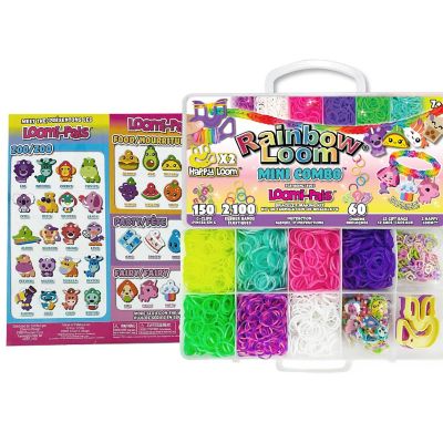 Rainbow Loom: Loomi Pals Mini Combo Set Features, 2,100 Rubber Bands, Ages 7+ Image 1