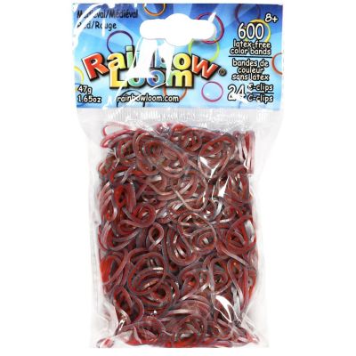 Rainbow Loom: Medieval Red Rubber Bands, Ages 7+ Image 1